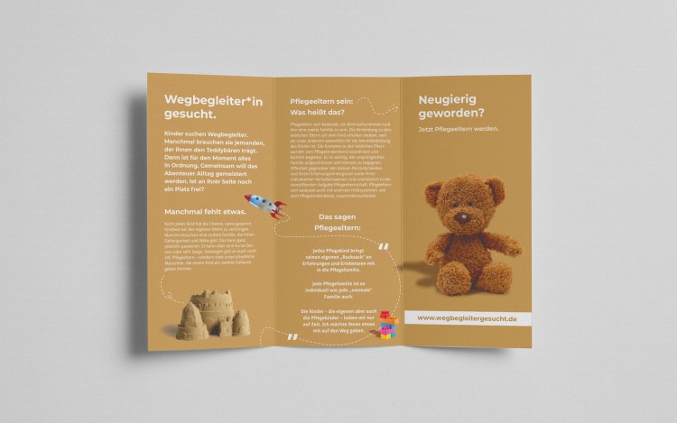 Wegbegleiter gesucht Faltblatt